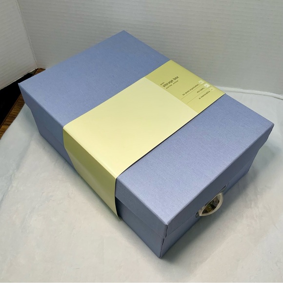 Photo Storage Box Acid Free Archival Light Blue Target NWT - Picture 6 of 16
